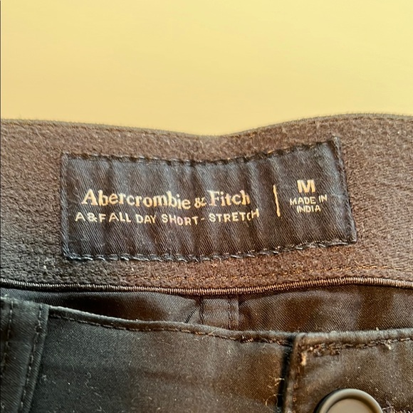 Abercrombie & Fitch Black Flat Front Casual Shorts - Picture 1 of 4